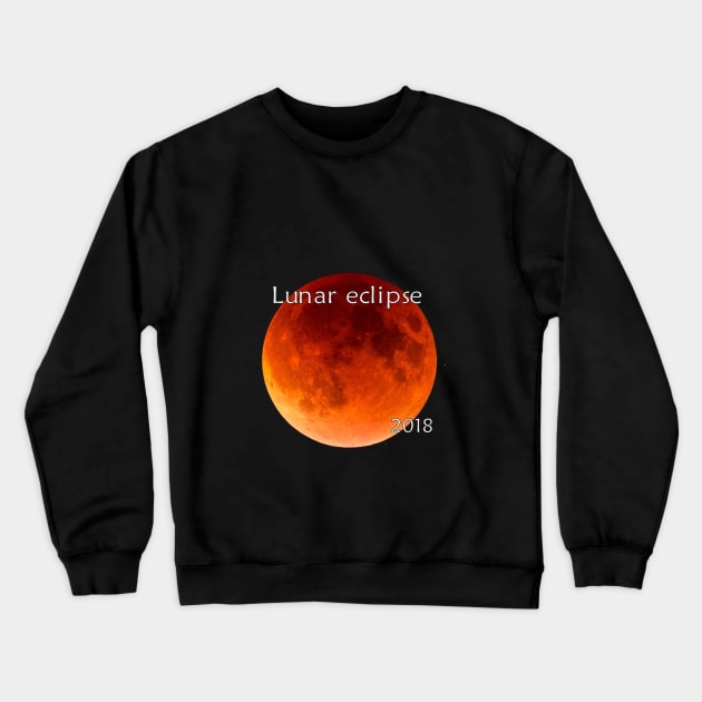 Lunar eclipse Crewneck Sweatshirt by Stiffmiddlefinger